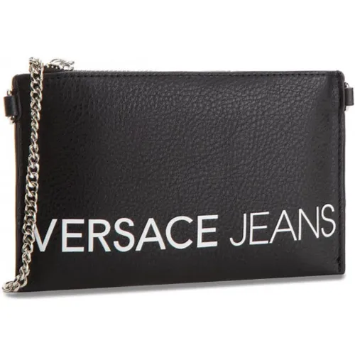 Clutches, female, , Size: ONE SIZE and White Versace Jeans Clutch - Versace Jeans Couture - Modalova