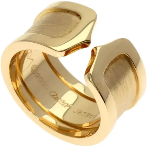 Pre-owned Gold rings , female, Sizes: ONE SIZE - Cartier Vintage - Modalova