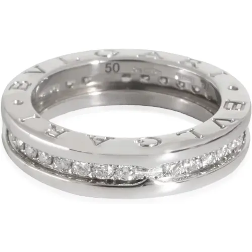 Pre-owned Jewellery, female, , Size: ONE SIZE Pre-owned White Gold rings - Bvlgari Vintage - Modalova