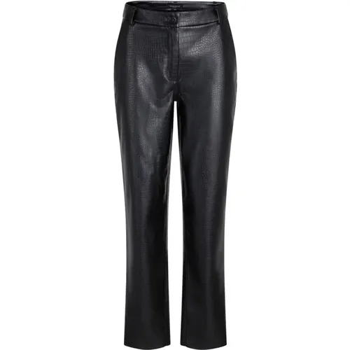 Crocobbdagga Vegan Leather Pants , female, Sizes: L, 2XL, S, XL, XS, M - Bruuns Bazaar - Modalova