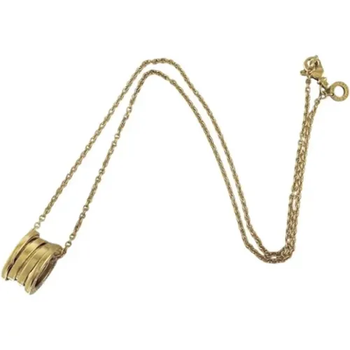 Pre-owned Jewellery, female, , Size: ONE SIZE Pre-owned Gold necklaces - Bvlgari Vintage - Modalova