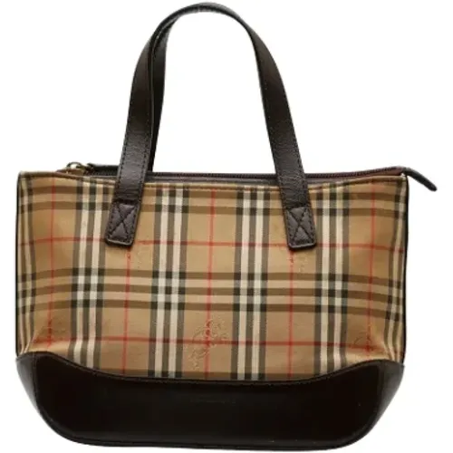 Pre-owned Canvas handbags , female, Sizes: ONE SIZE - Burberry Vintage - Modalova