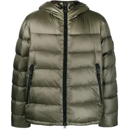 Olive Honova Quilted Padded Jacket , male, Sizes: L - Peuterey - Modalova