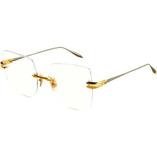 Glasses, unisex, , Size: 58 MM Embra Eyewear Frames Gold Black - Dita - Modalova