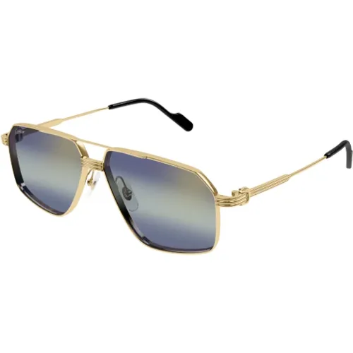 Sunglasses, unisex, , Size: ONE SIZE Aviator Sunglasses - Cartier - Modalova