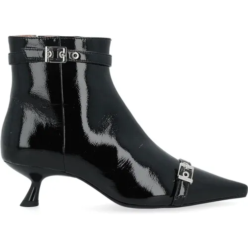 Eyelets Kitten Heel Boot Napla - Ganni - Modalova