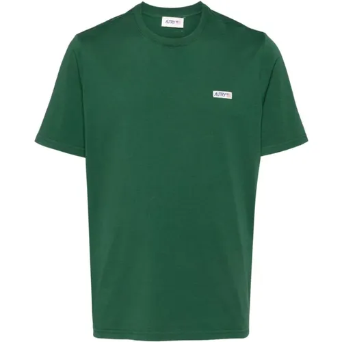 Cotton Jersey T-shirt , male, Sizes: L, M, XL, S - Autry - Modalova