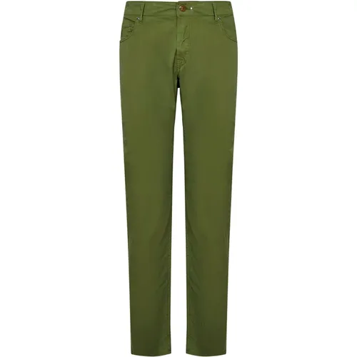 Men's Clothing Trousers Verde Oliva Ss24 , male, Sizes: W36, W40, W35, W31, W30, W33, W38, W32, W34 - Hand Picked - Modalova