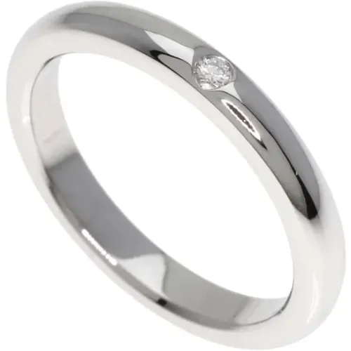 Pre-owned Jewellery, female, , Size: ONE SIZE Pre-owned Platinum rings - Tiffany & Co. Pre-owned - Modalova