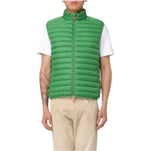 Stylish Puffer Vest for Men , male, Sizes: XL, M, 2XL, L, S - Save The Duck - Modalova