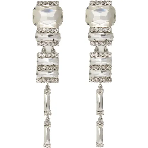 Crystal Drop Earrings , female, Sizes: ONE SIZE - Max Mara Weekend - Modalova