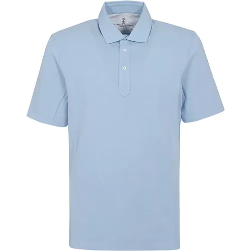 Classic Polo T-Shirt , male, Sizes: 2XL - BRUNELLO CUCINELLI - Modalova