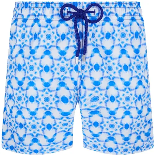 Beachwear, male, , Size: XL Ikat Medusa Swim Shorts - Vilebrequin - Modalova