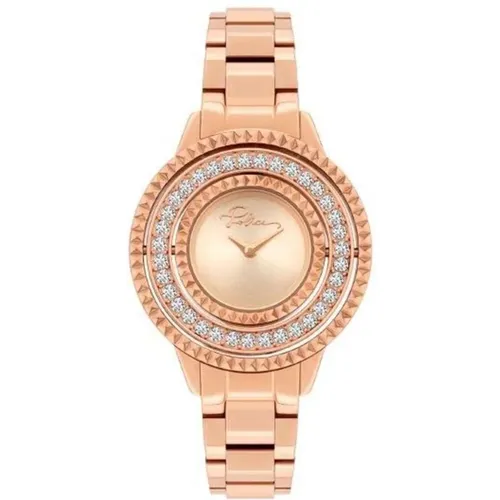 Watches, female, , Size: ONE SIZE Rose Gold Analog Watch - Police - Modalova