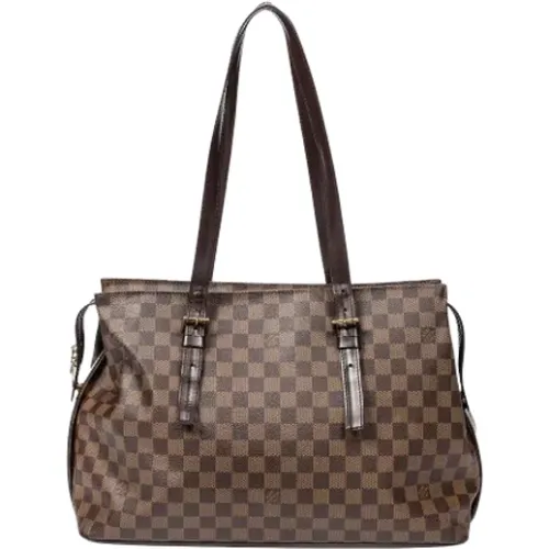 Pre-owned Tote Bags, female, , Size: ONE SIZE Pre-owned Canvas louis-vuitton-bags - Louis Vuitton Vintage - Modalova