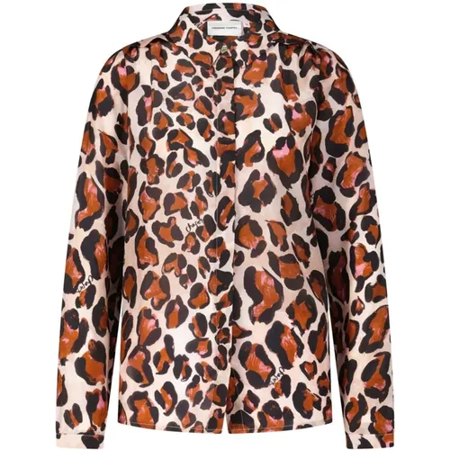 Bluse mit Animal-Print, Elegant und vielseitig - Fabienne Chapot - Modalova