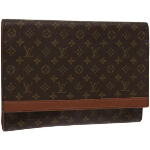 Pre-owned Canvas clutches , female, Sizes: ONE SIZE - Louis Vuitton Vintage - Modalova