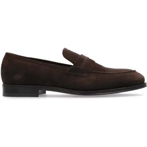 Loafers, male, , Size: 7 US Leather shoes 'Felipe' - Salvatore Ferragamo - Modalova