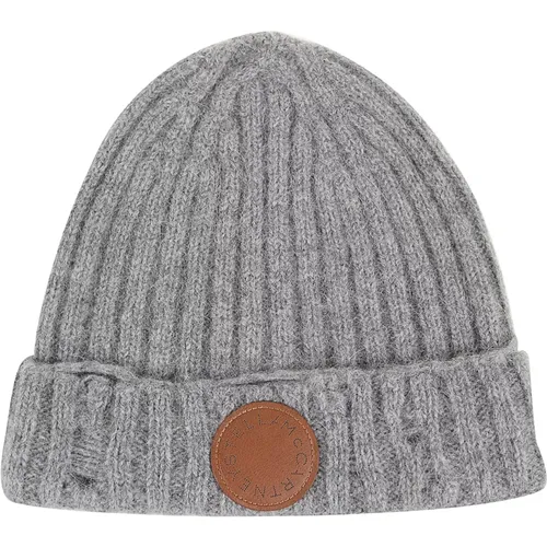 Beanies, female, , Size: ONE SIZE Grey Hats & Caps for Women - Stella Mccartney - Modalova