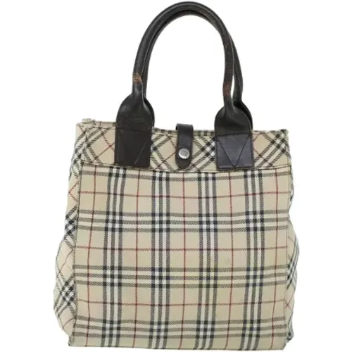 Pre-owned Tote Bags, female, , Size: ONE SIZE Pre-owned Canvas totes - Burberry Vintage - Modalova