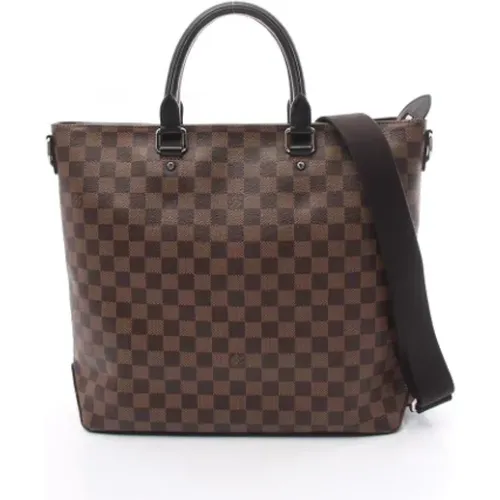 Pre-owned Tote Bags, female, , Size: ONE SIZE Pre-owned Coated canvas louis-vuitton-bags - Louis Vuitton Vintage - Modalova