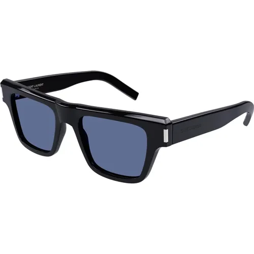 Blue Sunglasses SL 469 , male, Sizes: 51 MM - Saint Laurent - Modalova