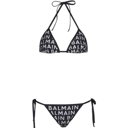 Triangle bikini , female, Sizes: M, S, 2XS - Balmain - Modalova