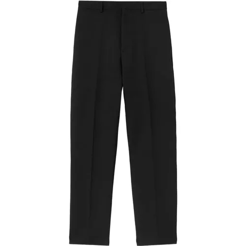 Wool Trousers Pressed Crease , male, Sizes: L - Jil Sander - Modalova