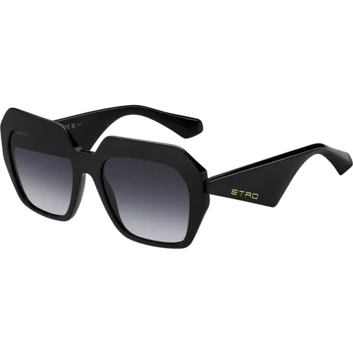 Grey Shaded Sunglasses , female, Sizes: 56 MM, 57 MM - ETRO - Modalova