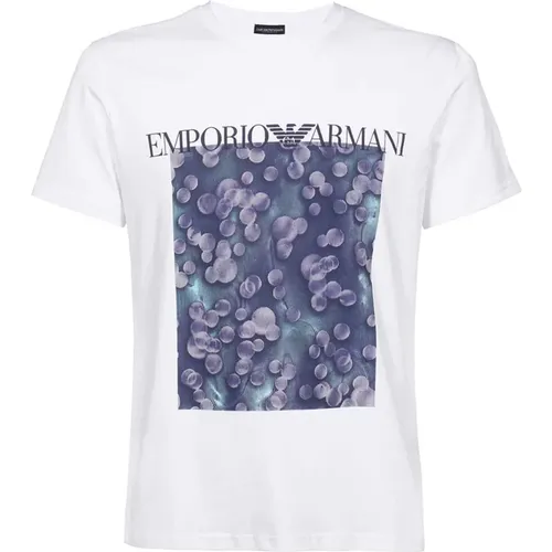 Cotton T-Shirt Art. 211818 2R468 , male, Sizes: 2XL - Emporio Armani - Modalova