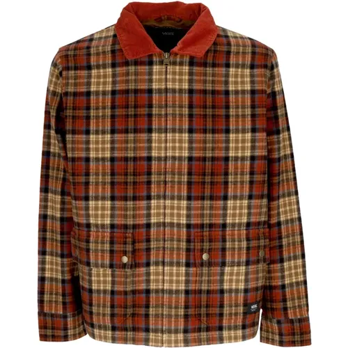 Whitney Plaid Jacket , male, Sizes: M - Vans - Modalova