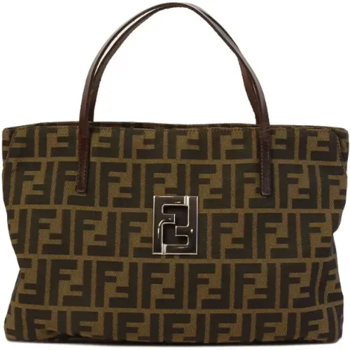 Pre-owned Canvas totes , female, Sizes: ONE SIZE - Fendi Vintage - Modalova