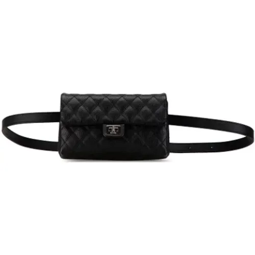 Pre-owned Belt Bags, female, , Size: ONE SIZE Pre-owned Leather crossbody-bags - Chanel Vintage - Modalova