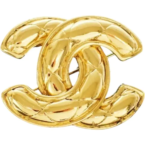 Pre-owned Metal brooches , female, Sizes: ONE SIZE - Chanel Vintage - Modalova