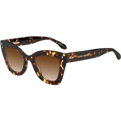Havana Sunglasses with Shaded Lenses , female, Sizes: 51 MM - Isabel marant - Modalova