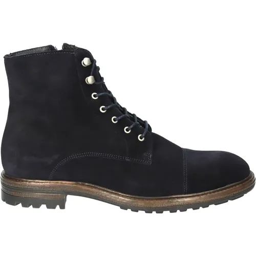 Navy Wildleder Stiefel Blackstone - Blackstone - Modalova