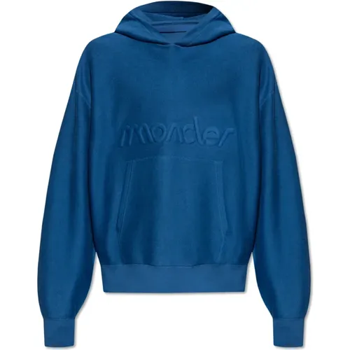 Kapuzenpullover mit Logo , Herren, Größe: L - Moncler - Modalova