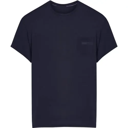 Blaue T-Shirt und Polo Kollektion für Herren , Herren, Größe: XL - RRD - Modalova