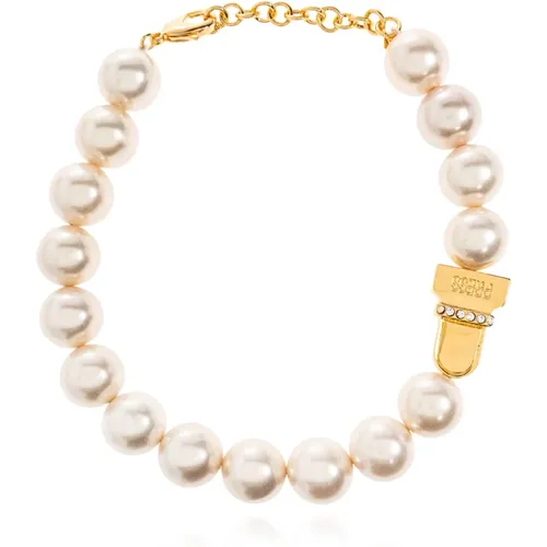 Necklaces, female, , Size: ONE SIZE Logo necklace - Moschino - Modalova