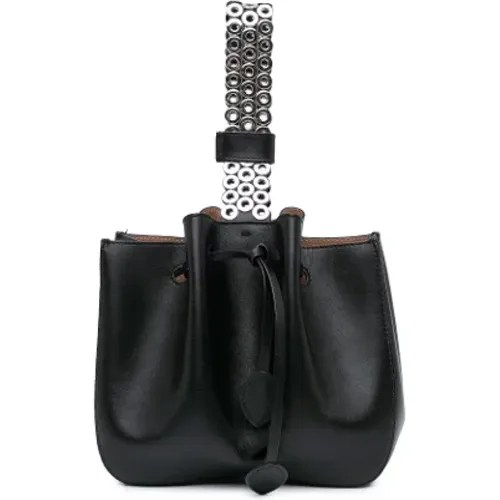 Pre-owned Bucket Bags, female, , Size: ONE SIZE Pre-owned Leather handbags - Alaïa Pre-owned - Modalova