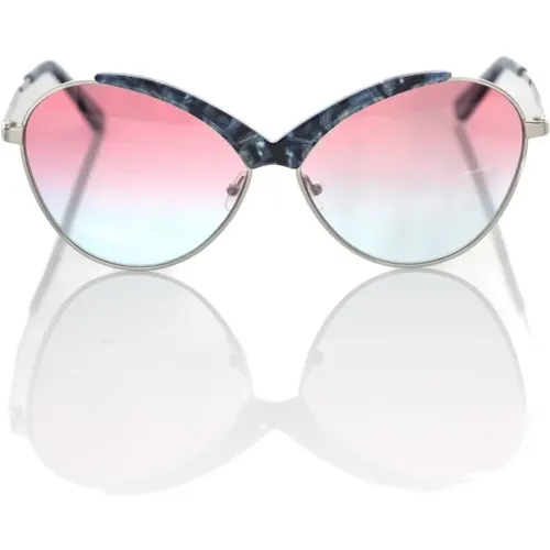 Sunglasses, unisex, , Size: ONE SIZE Butterfly Sunglasses Blue Pearl Profile - Frankie Morello - Modalova