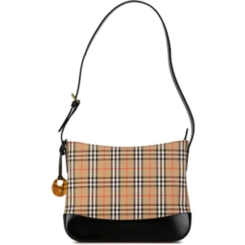 Pre-owned Canvas shoulder-bags , female, Sizes: ONE SIZE - Burberry Vintage - Modalova