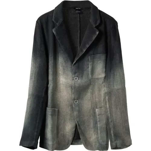 Luxury Hand Sprayed Blazer , male, Sizes: S, XL - Avant Toi - Modalova