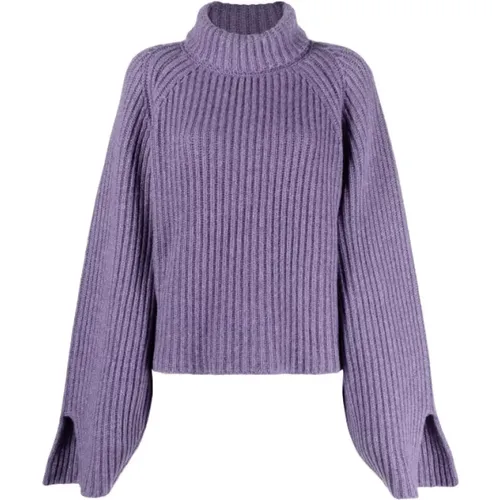 Amethyst Cashmere Roll-Neck Sweater , female, Sizes: M - Khaite - Modalova