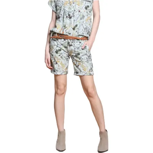 Bedruckte Blumen Bermuda Shorts - Jacqueline Mbe477 094 - Mason's - Modalova