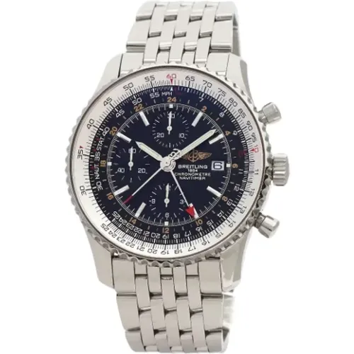 Pre-owned Stainless Steel watches , male, Sizes: ONE SIZE - Breitling Pre-owned - Modalova