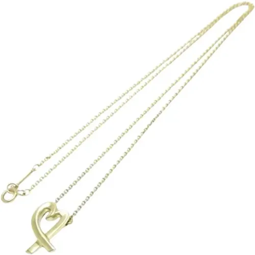 Pre-owned Jewellery, female, , Size: ONE SIZE Pre-owned Gold necklaces - Tiffany & Co. Pre-owned - Modalova