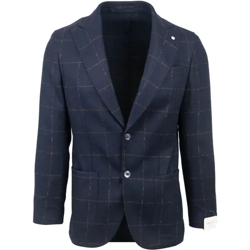 Blazers, male, , Size: M Blazer - Lubiam - Modalova