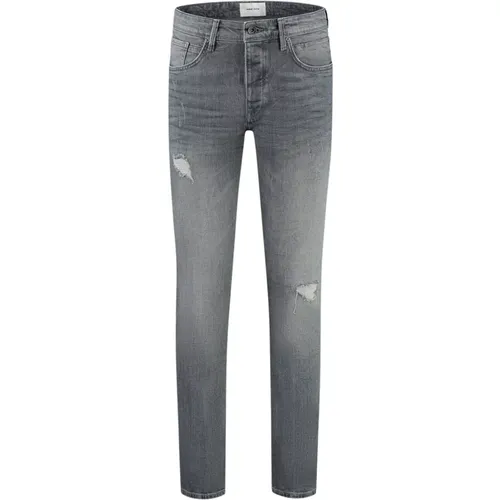 The Ryan W1226 Men's Grey Jeans , male, Sizes: W30 - Pure Path - Modalova