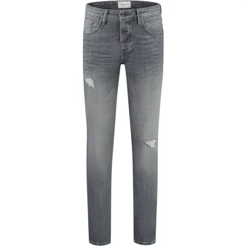 The Ryan W1226 Men's Grey Jeans , male, Sizes: W34, W27, W29, W33, W32, W30, W28, W31 - Pure Path - Modalova